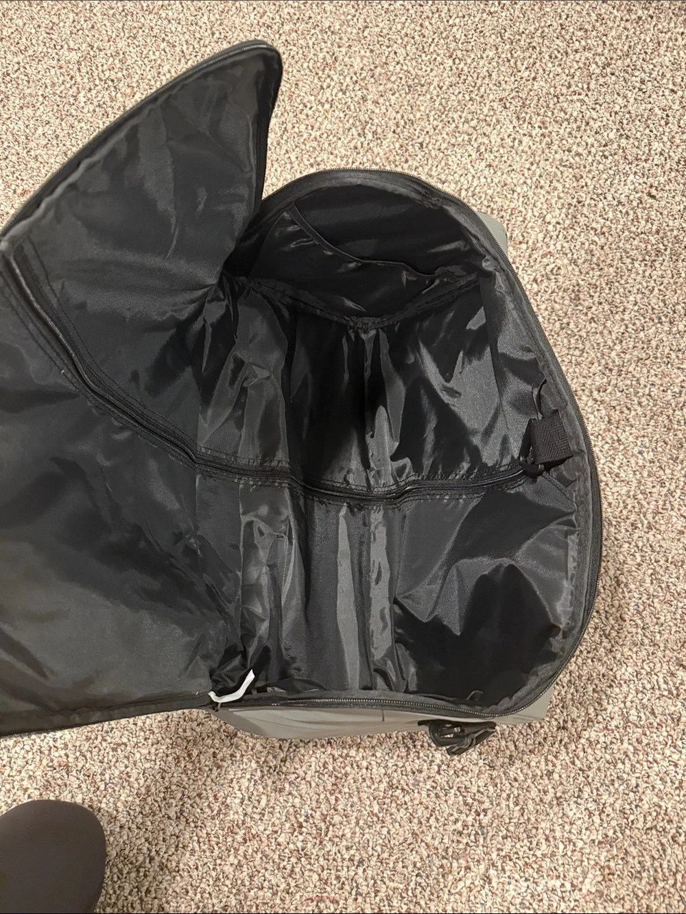 Grey Men's Travel Duffel Suit Bag